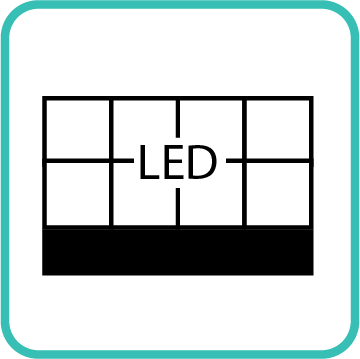 شاشات كبيرة